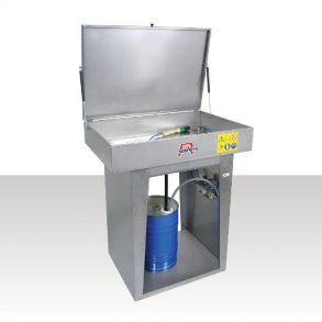 Manuel komponentvasker med pneumatisk membranpumpe