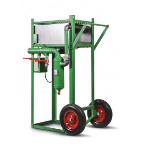 ACE-1 efterkler 8 m/min. med 0,3 kW. elektrisk ventilation