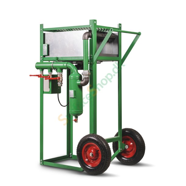 ACE-1 efterkler 8 m/min. med 0,3 kW. elektrisk ventilation