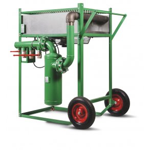 ACE-3 efterkler 20 m/min. med 0,9 kW. elektrisk ventilation