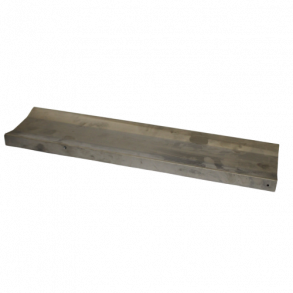 Endeslidplade, hrdet, 530 x 130 x 25 mm