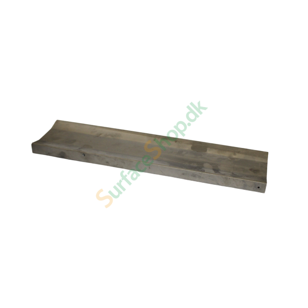 Endeslidplade, hrdet, 530 x 130 x 25 mm