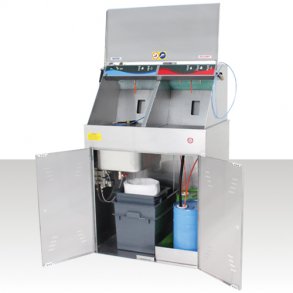 Pistolvasker, dobbelt, manuel/manuel, L20 M